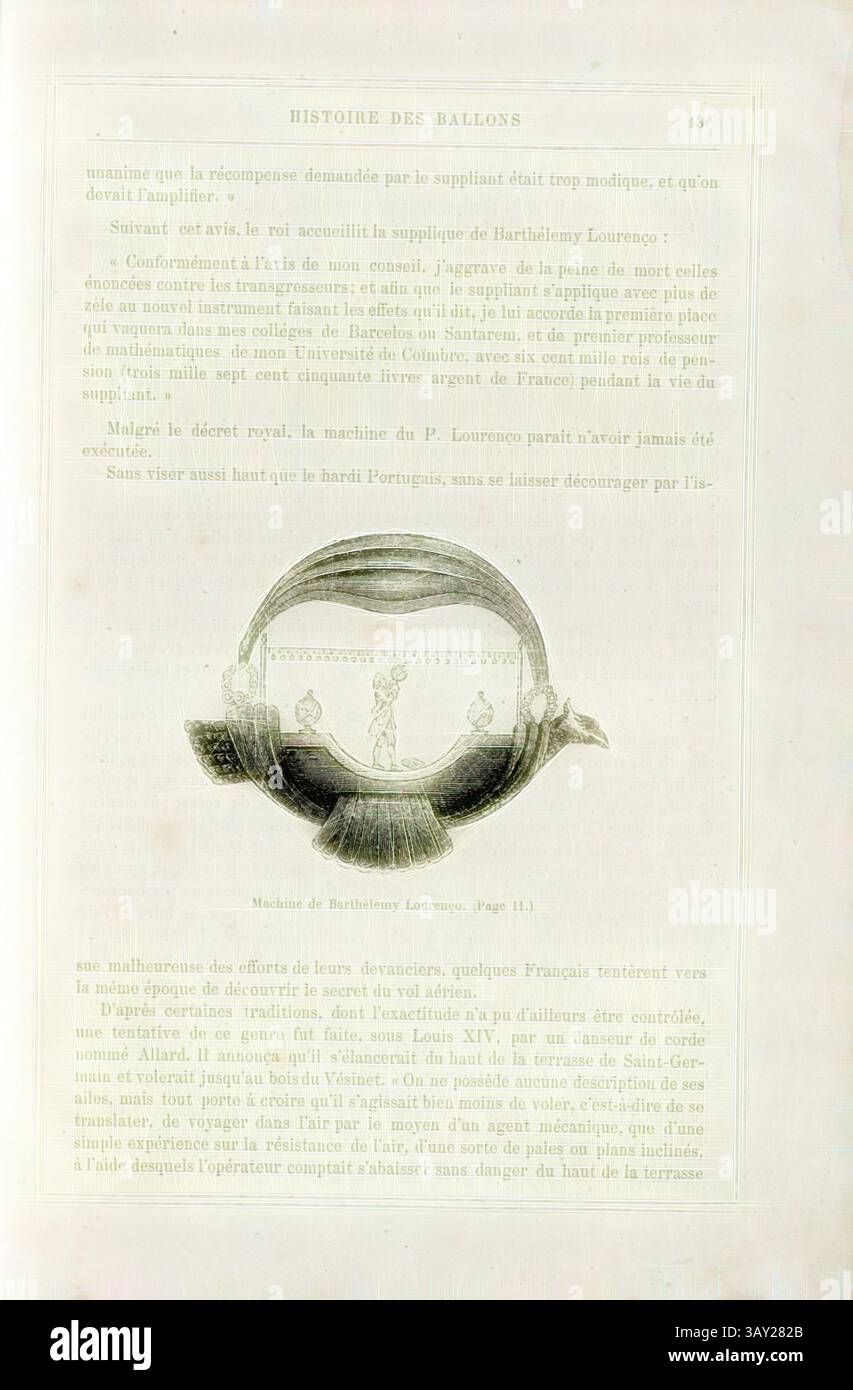 An illustrated page features an intricately detailed sketch of a ...