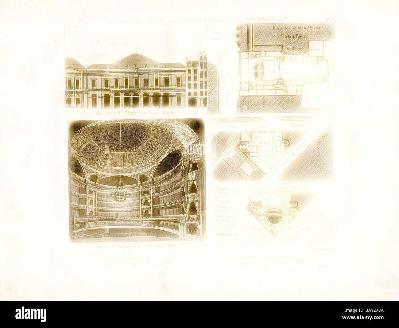 A historical architectural study showcasing intricate designs of a ...