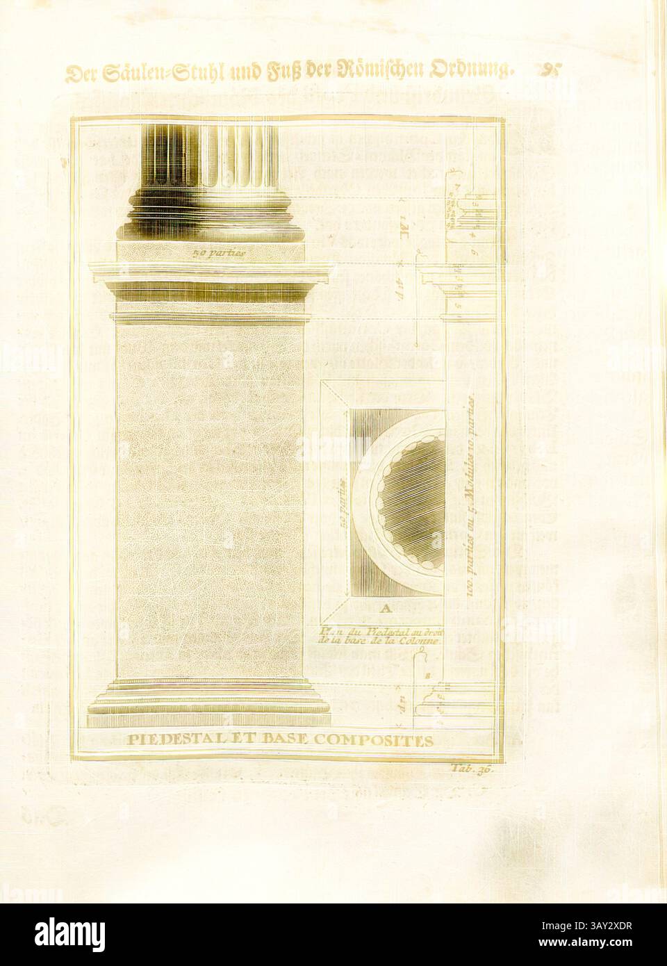 A detailed illustration of classical architecture, showcasing a column ...