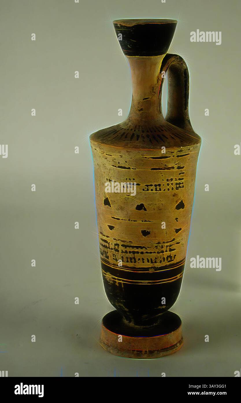 Pottery Inscriptions An ancient pottery vessel featuring intricate designs, including ...