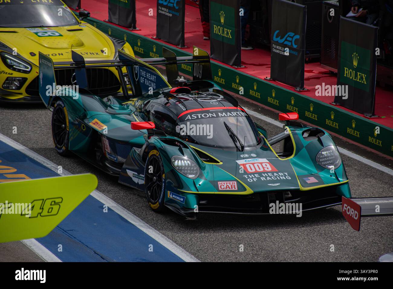 Aston Martin Valkyrie, 6H Imola WEC 2025 Stock Photo