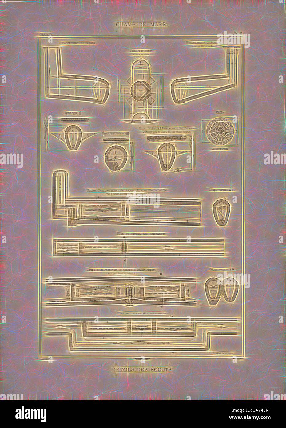 A Detailed Schematic Layout Showcasing The Configurations Of Various 