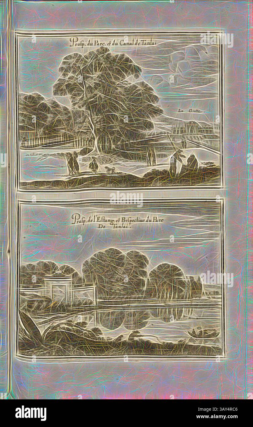 Promonient Tree A serene landscape featuring a prominent tree near a canal, with gentle ...