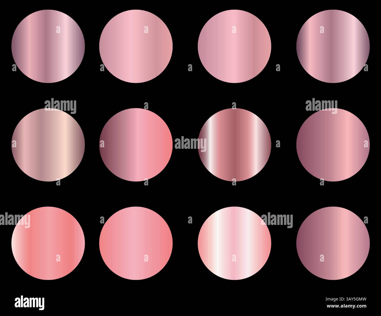 Rose gold vector vectors hi-res stock photography and images - Alamy