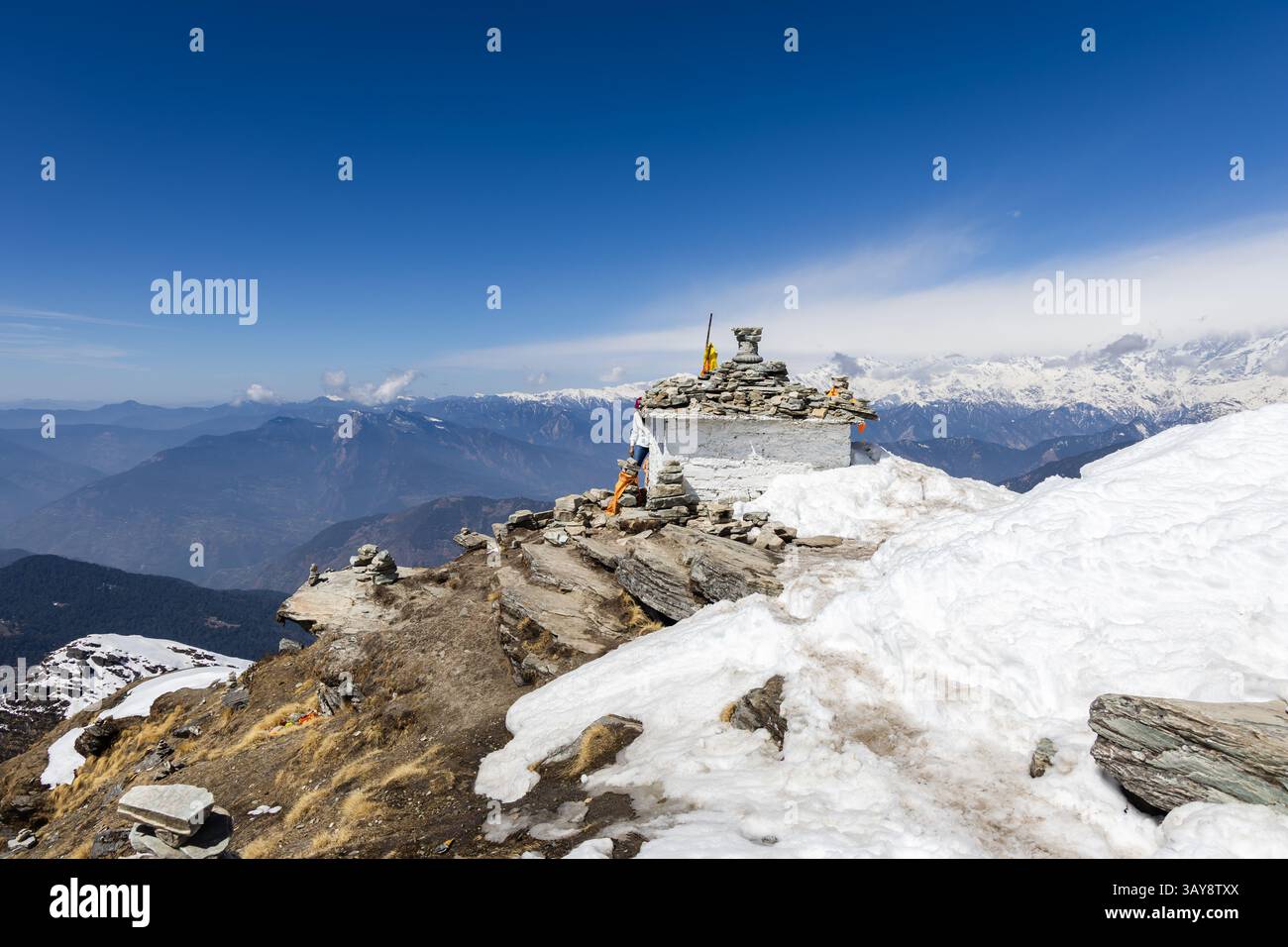 Curated visual reference: Gallery Detail: Holy Stone At Snowcap Mountain Summit With Breathtaking Landscape