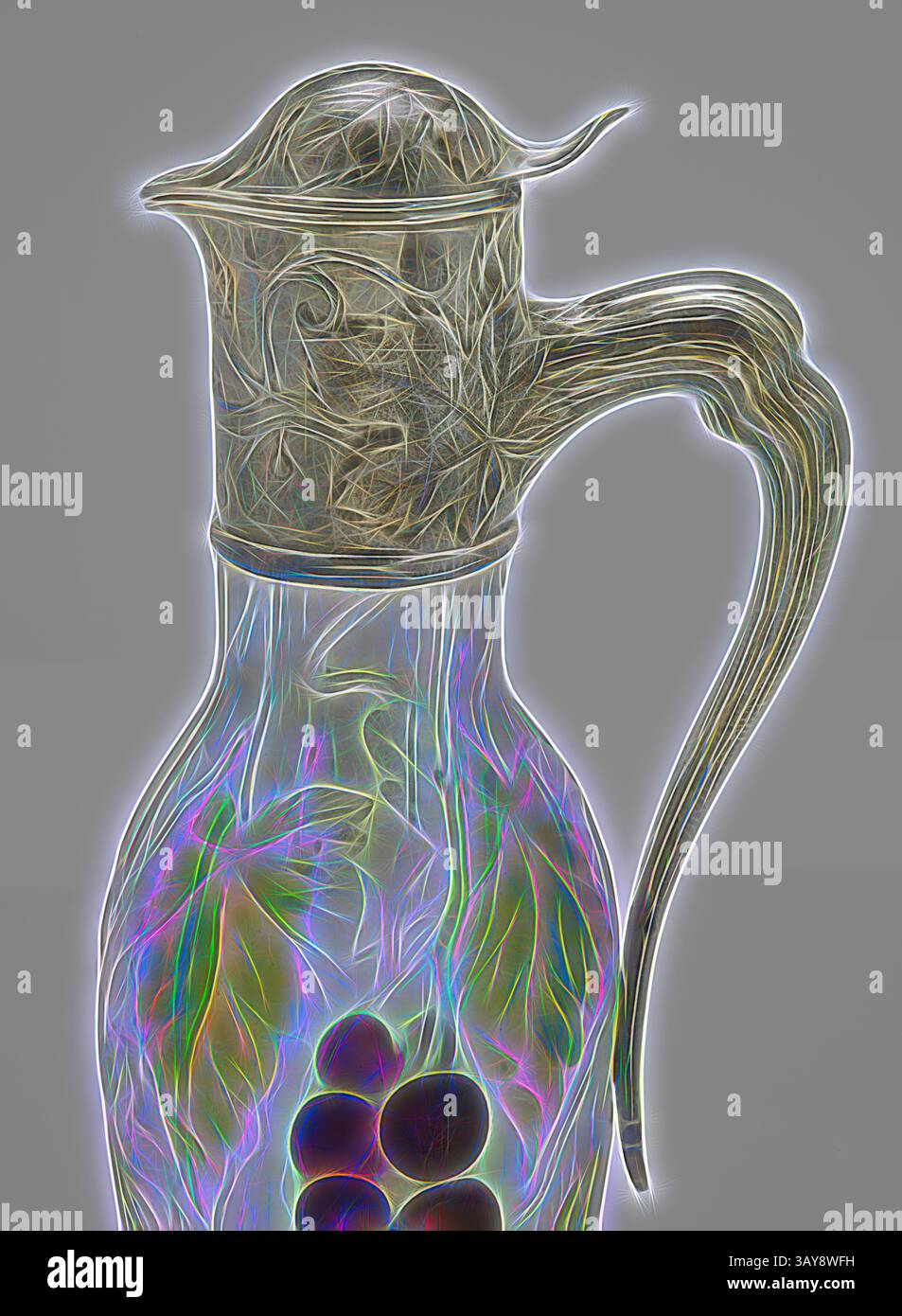 Silver pitcher with fruit hi-res stock photography and images - Alamy