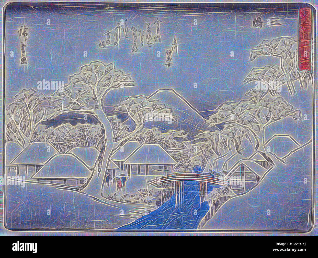 Mishima, Utagawa Hiroshige 歌川広重 (Japanese, 1797-1858