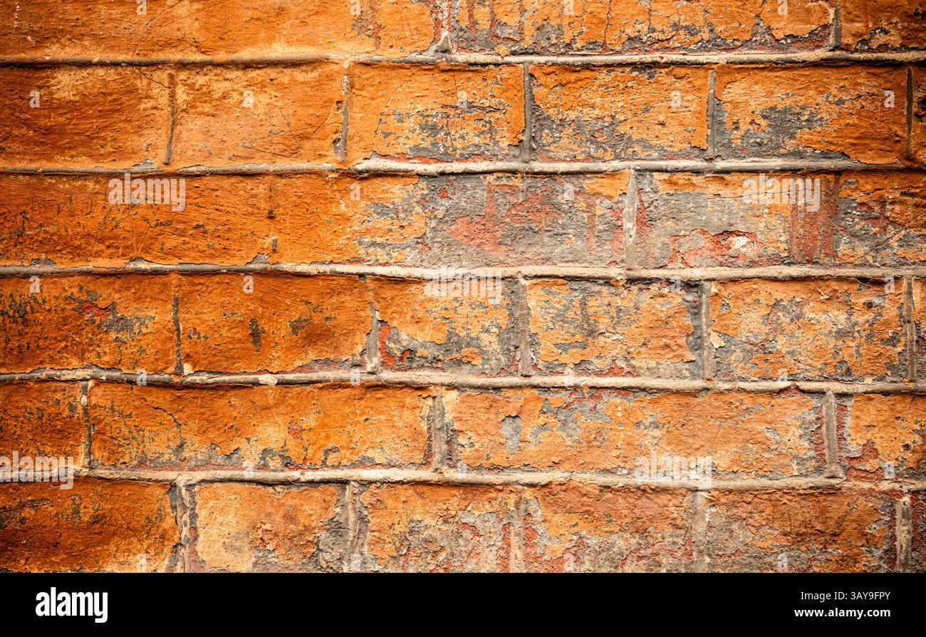 Old brick wall. Nice vintage textured background. Stock Photo