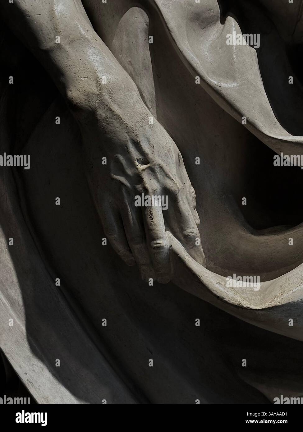 Fragments of timeless beauty- Vatican, Rome, Italy, Michelangelo - Smartphone Captured Stock Image