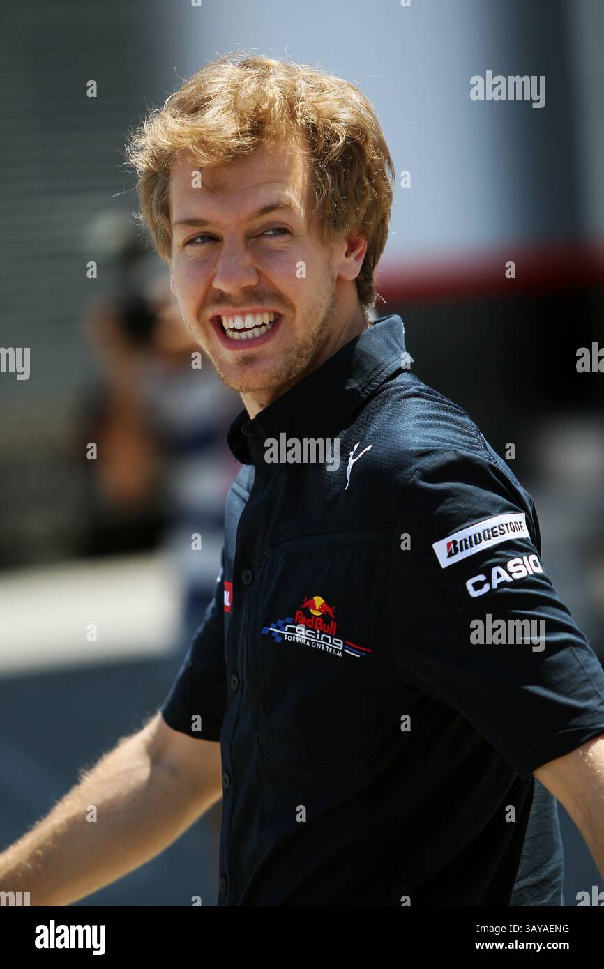 Seb Vettel 2010 Sebastian vettel 2010 valencia hi-res stock photography and images - Alamy