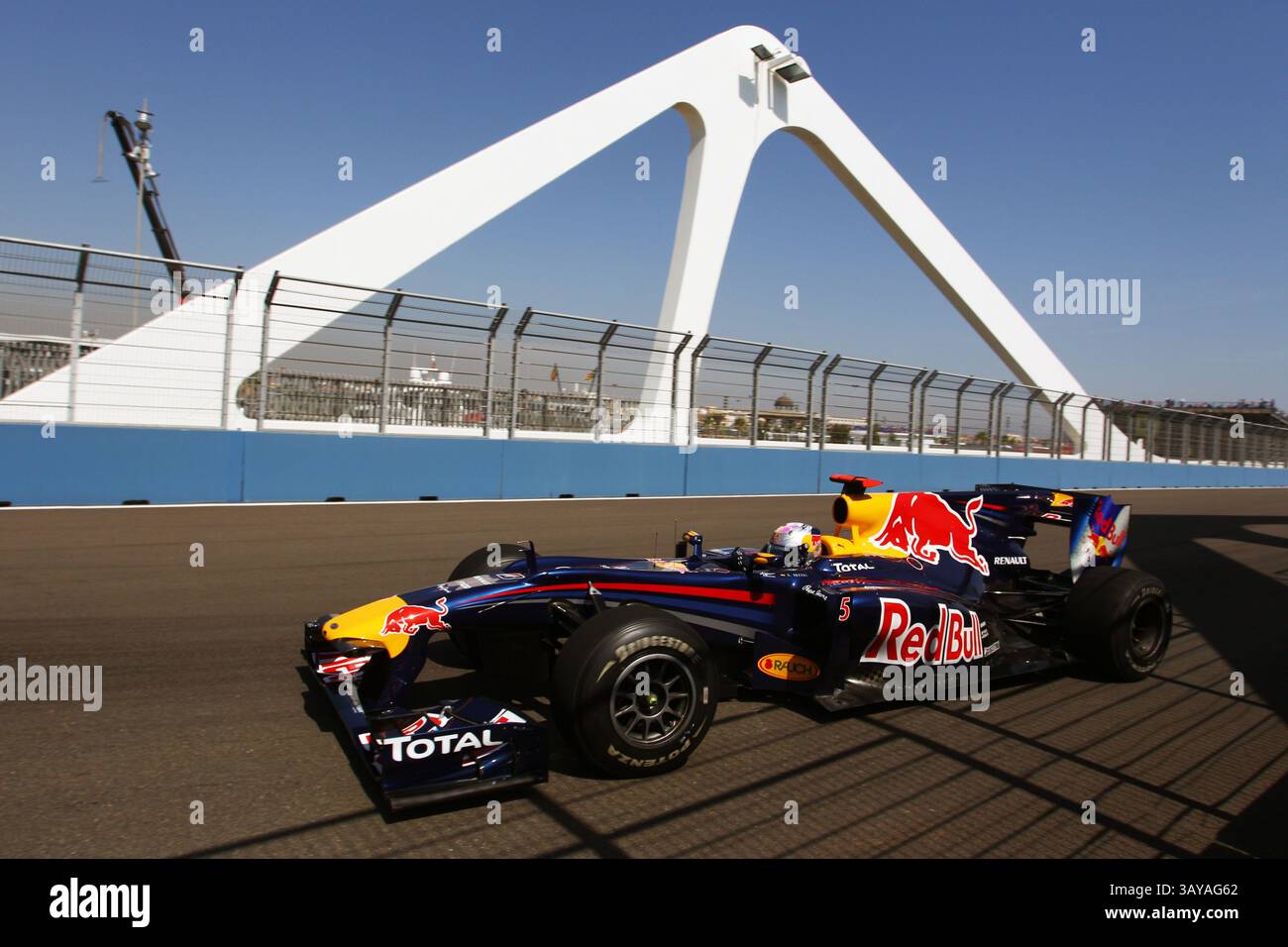 Seb Vettel 2010 Sebastian vettel 2010 valencia hi-res stock photography and images - Alamy