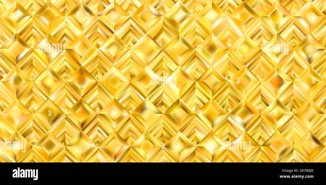 Glowing gold abstract background with diamond shaped gradient Stock ...