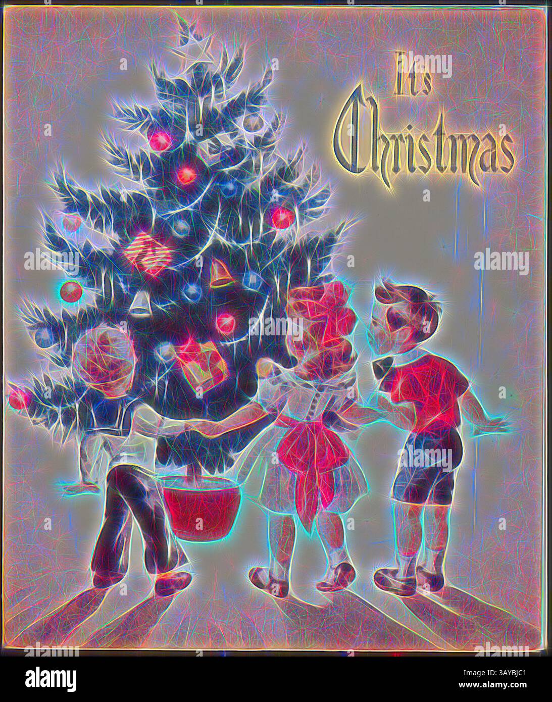 1950s christmas card hi-res stock photography and images - Alamy 1950s-christmas-card-hi-res-stock-photography-and-images-alamy