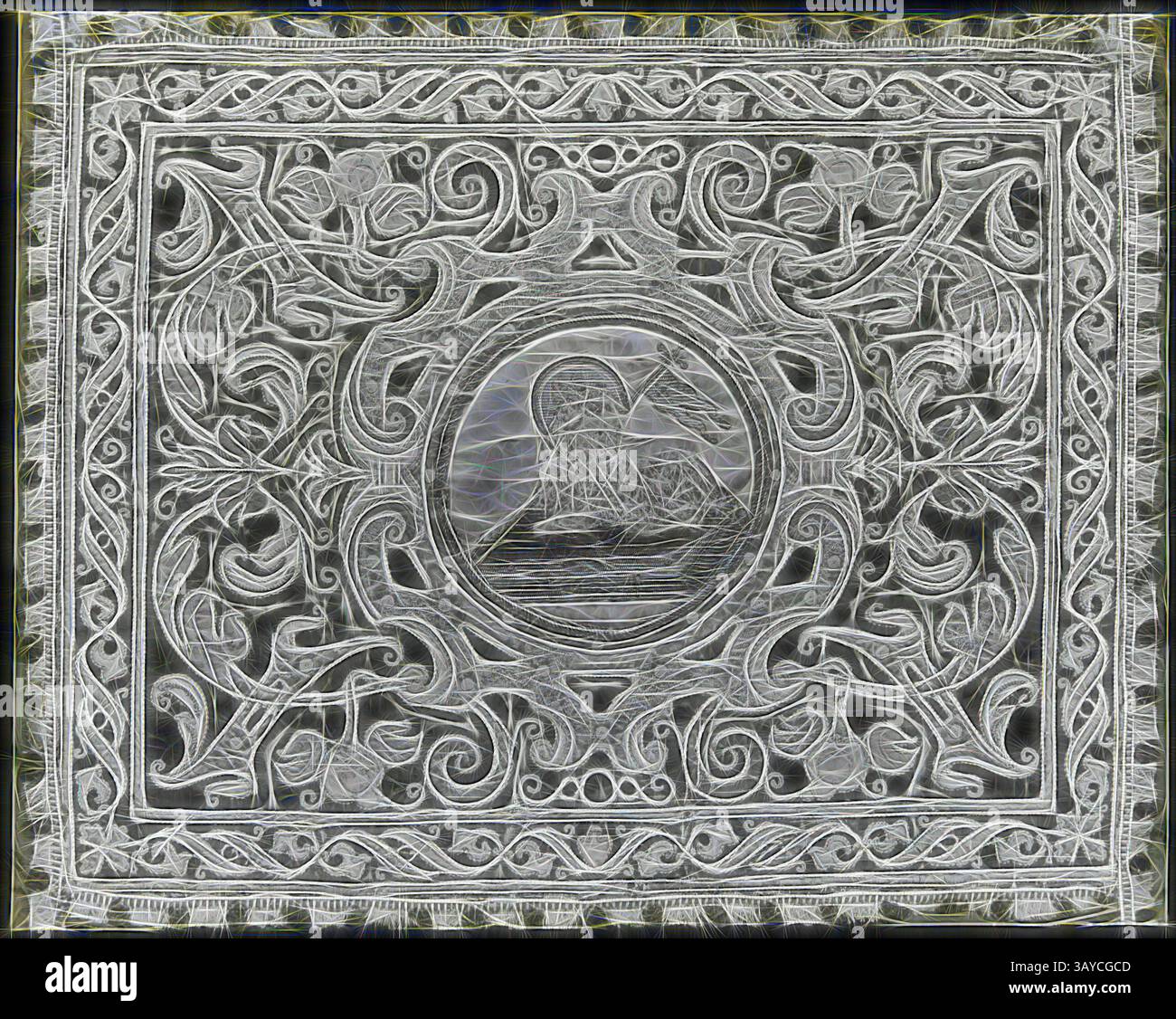 Central circular depiction hi-res stock photography and images - Alamy