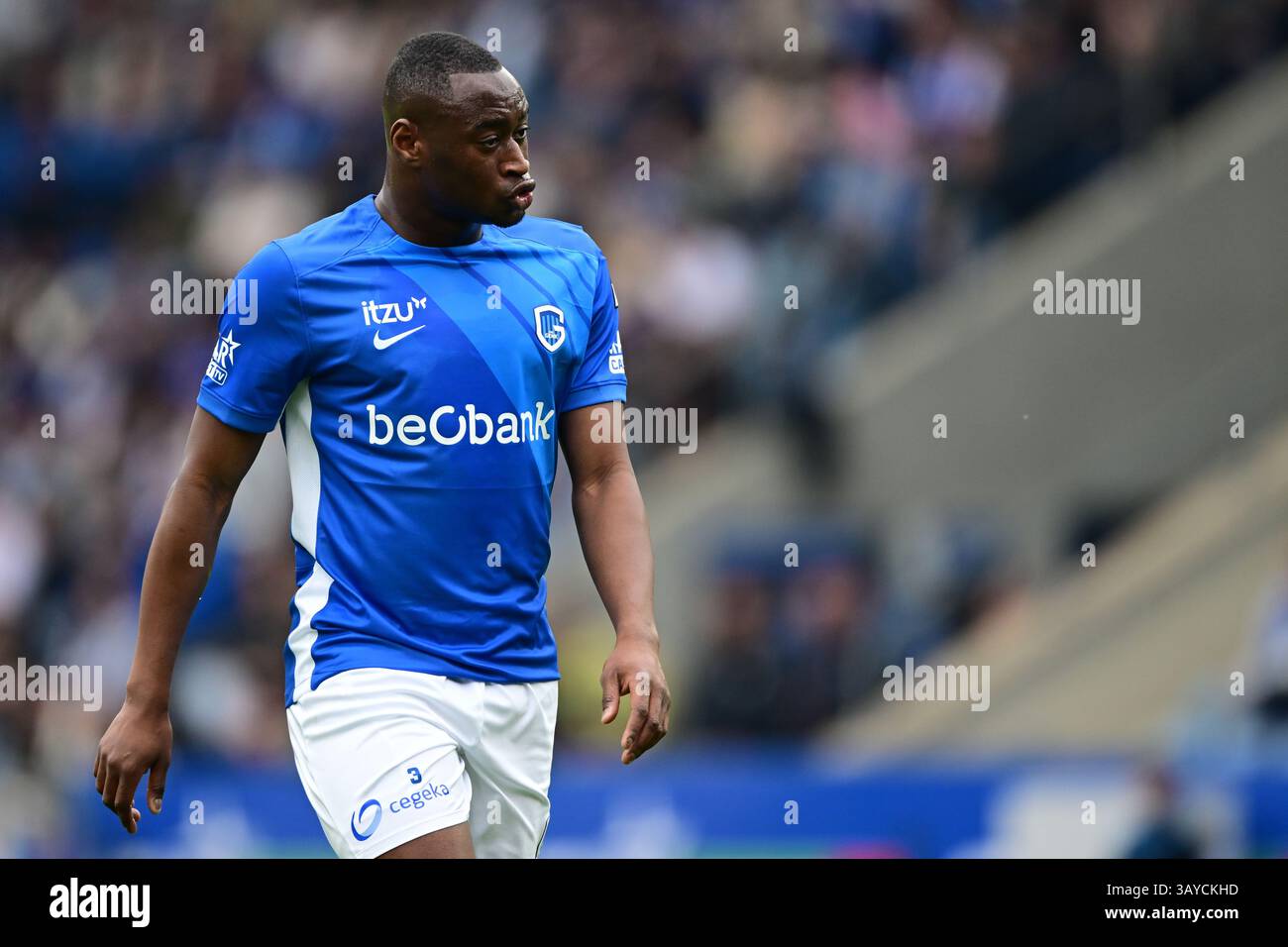 GENK - Mujaid Sadick of KRC Genk during the playoffs for the ...