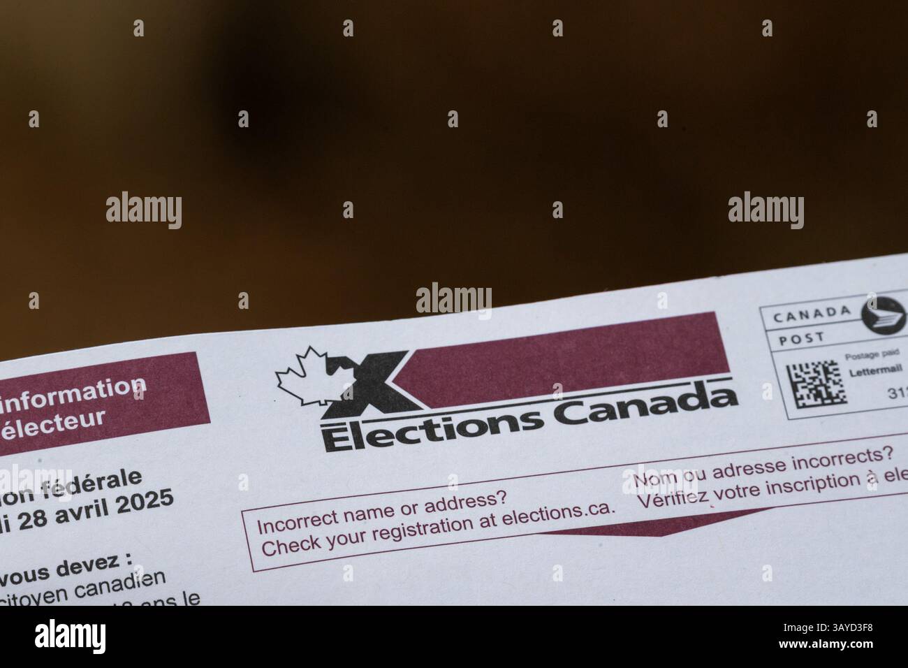 April 19, 2025, Milton, Ontario, Canada: Election signs seen ahead of ...