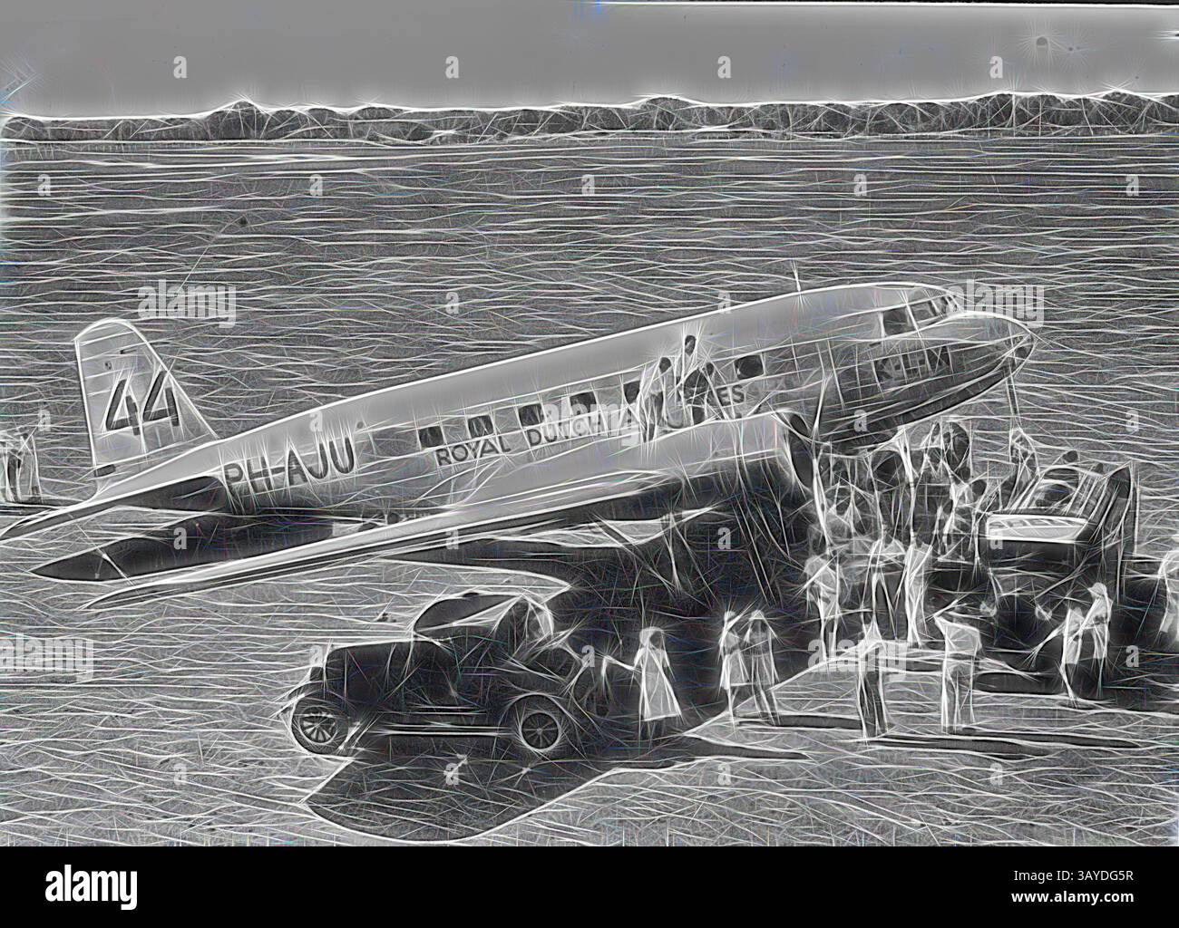 Vintage airplane passengers hi-res stock photography and images - Alamy