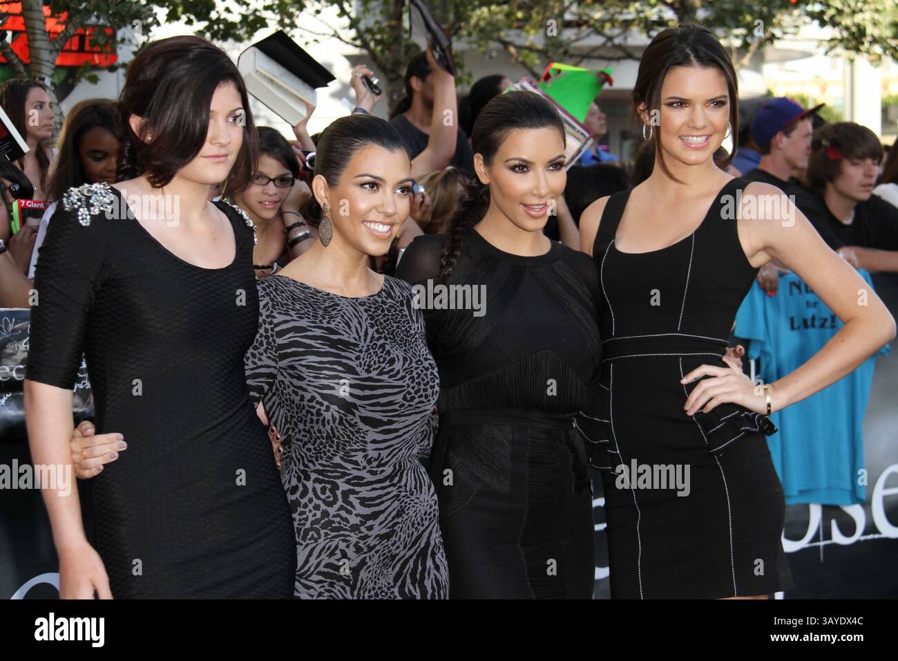 Kylie kardashian kendall kardashian in hi-res stock photography