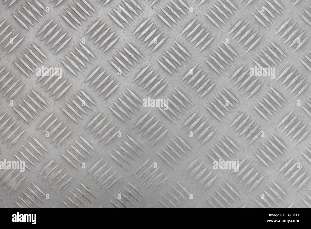 Diamond Plate Metal Texture Background Stock Photo