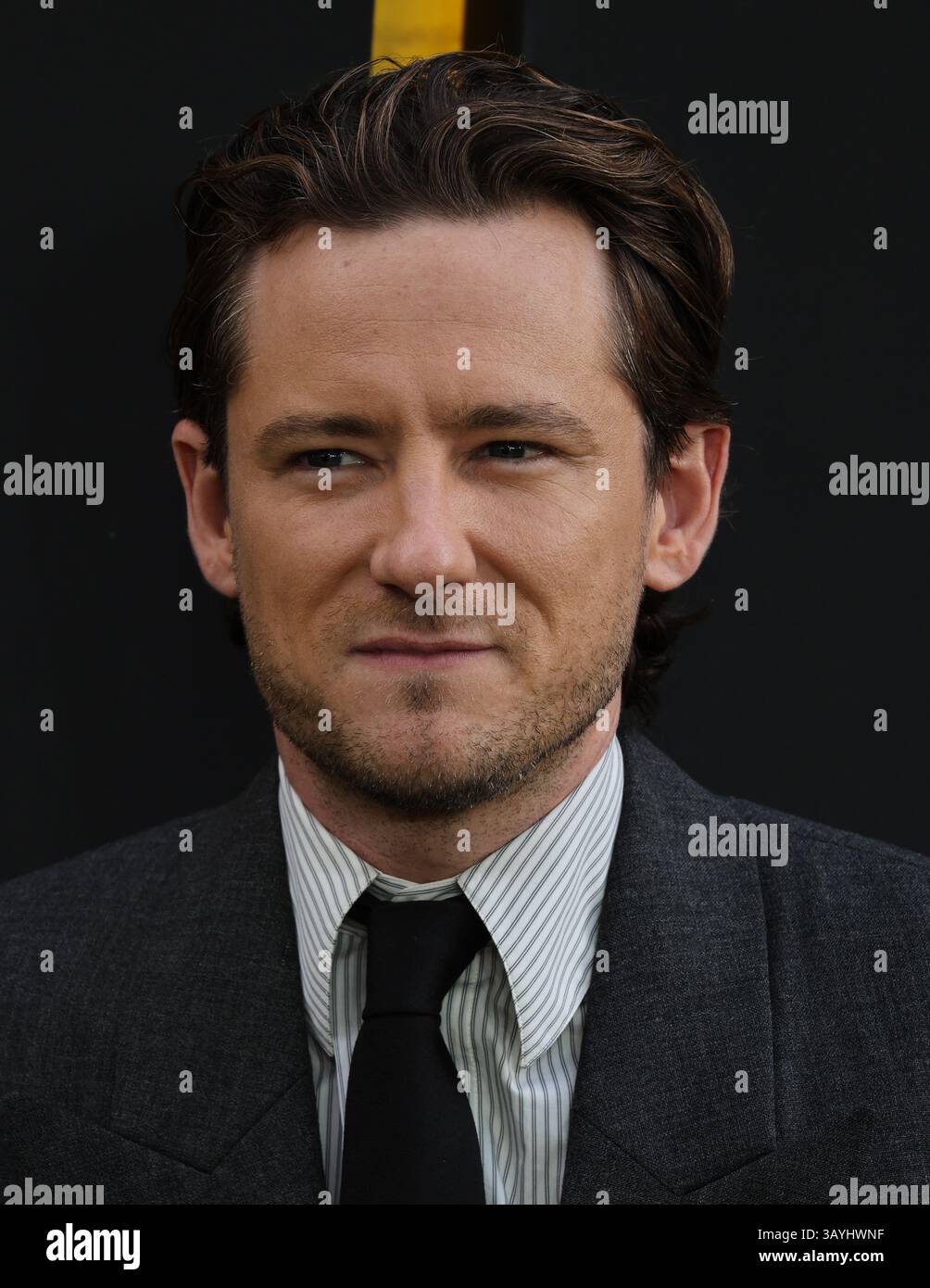 LONDON, ENGLAND APRIL 22 2025 Lewis Pullman attends the European