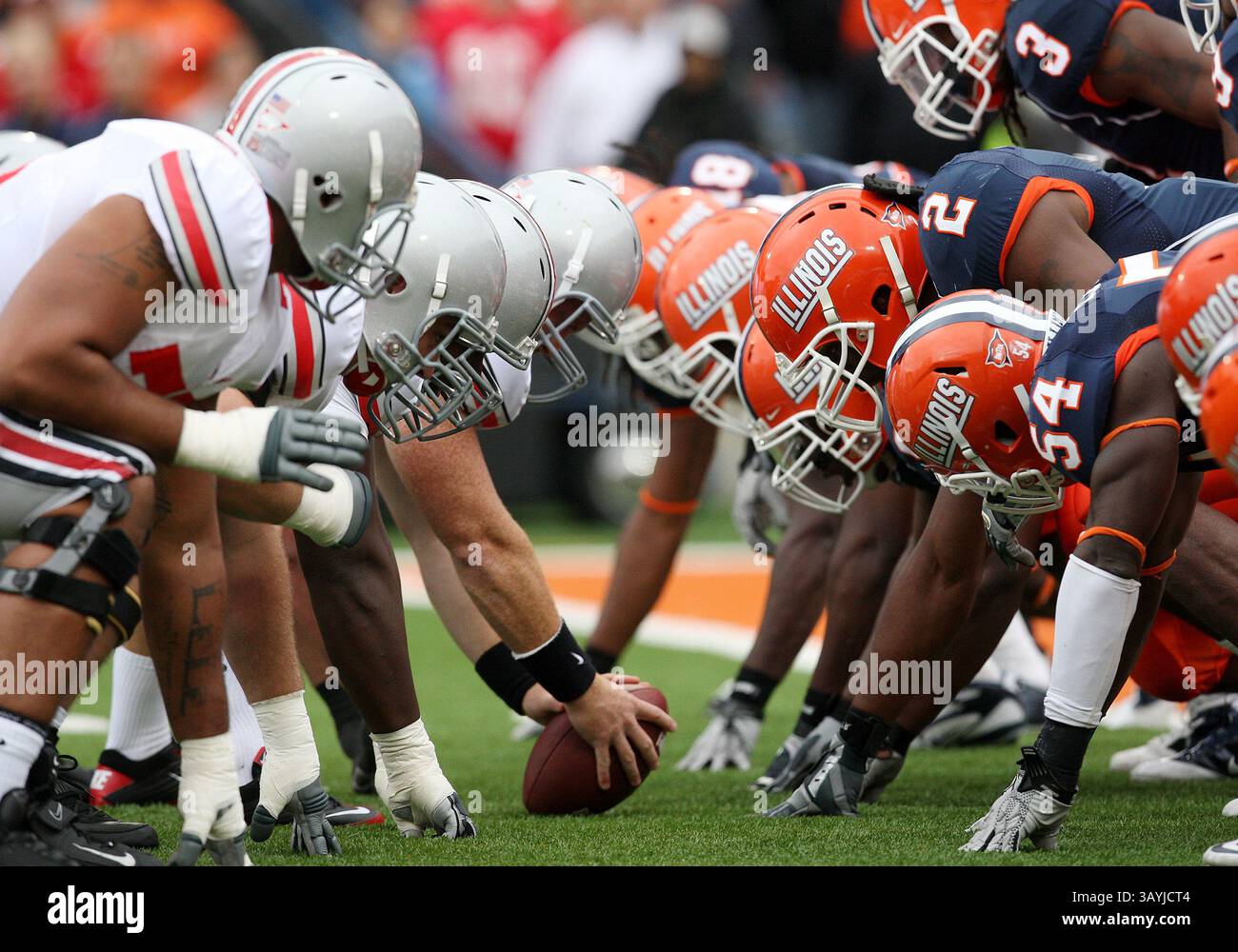 Ohio state offensive line hi-res stock photography and images - Alamy