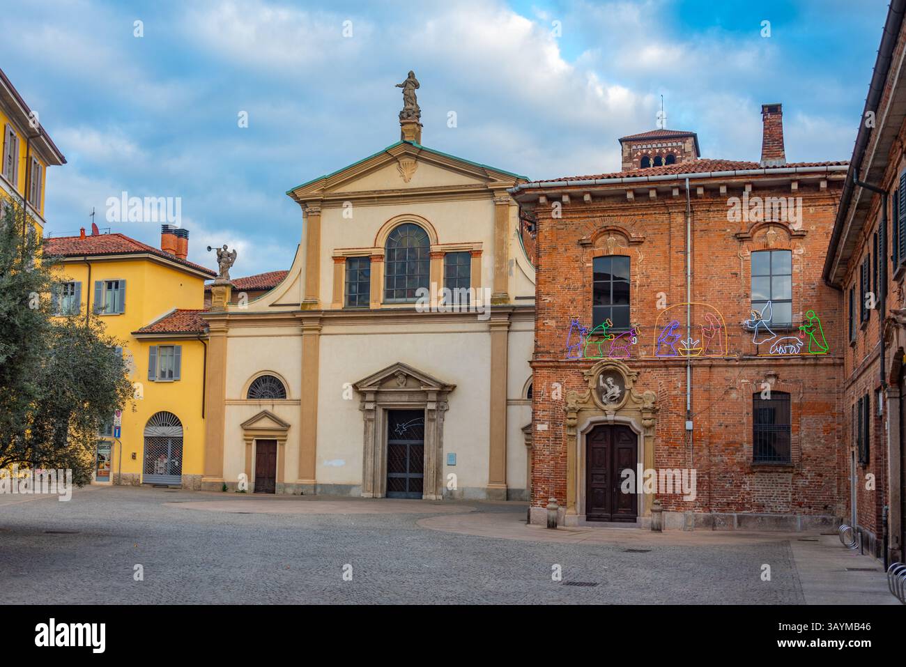 Church and Convent of Santa Maria al Carrobiolo in Monza, Italy.IMAGE Stock Photo