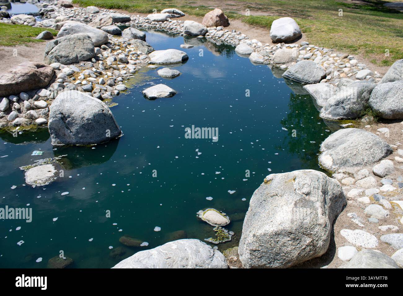 Blue Stream Made From Rocks Stream bed erosion hi-res stock photography and images - Alamy