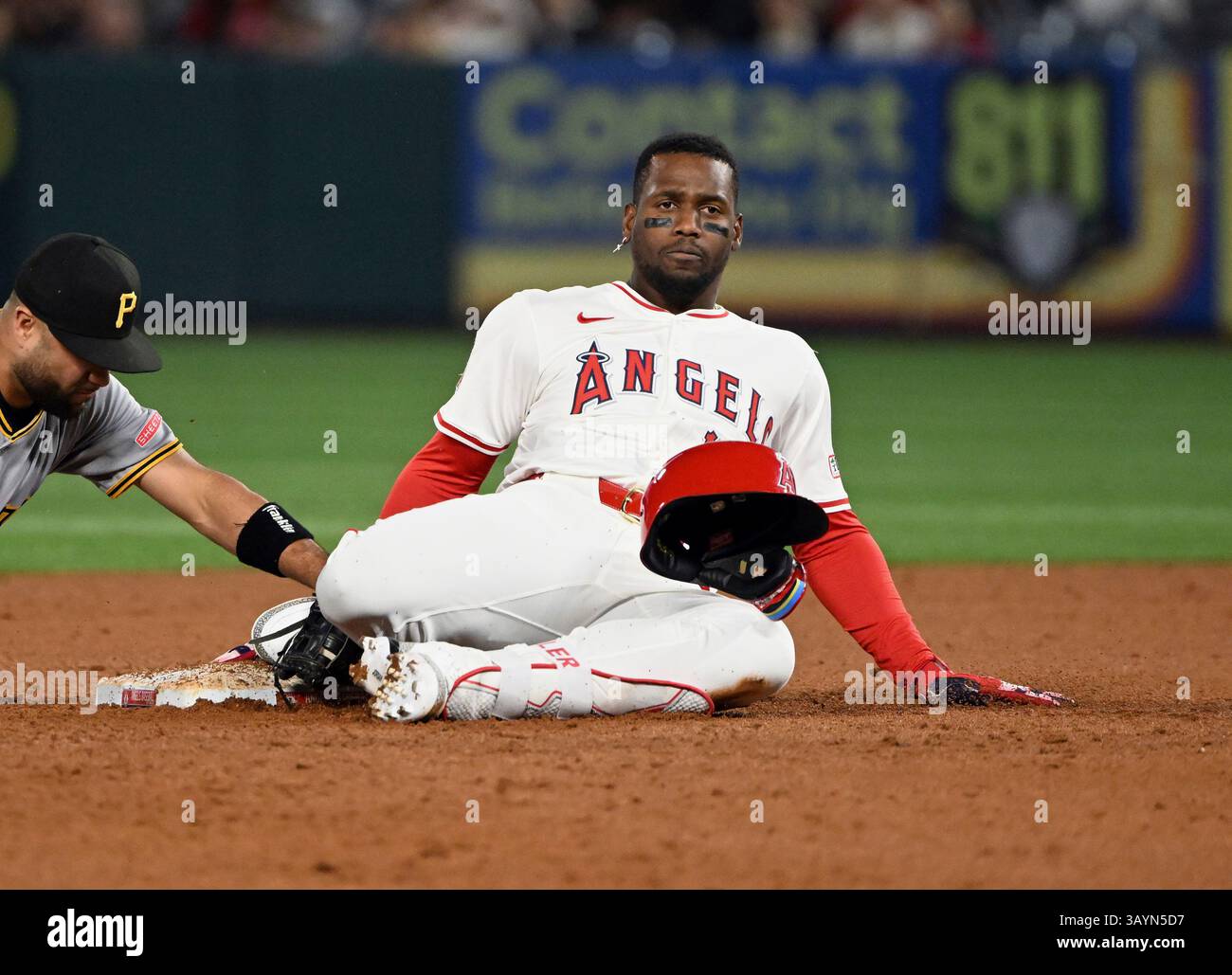 ANAHEIM, CA - APRIL 22: Los Angeles Angels designated hitter Jorge ...
