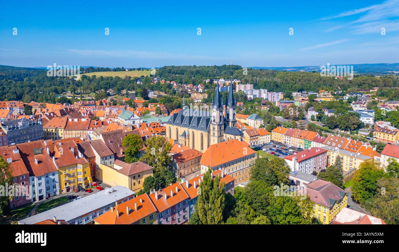 Saint Nicholas church in Cheb, Czech republic.IMAGE Stock Photo