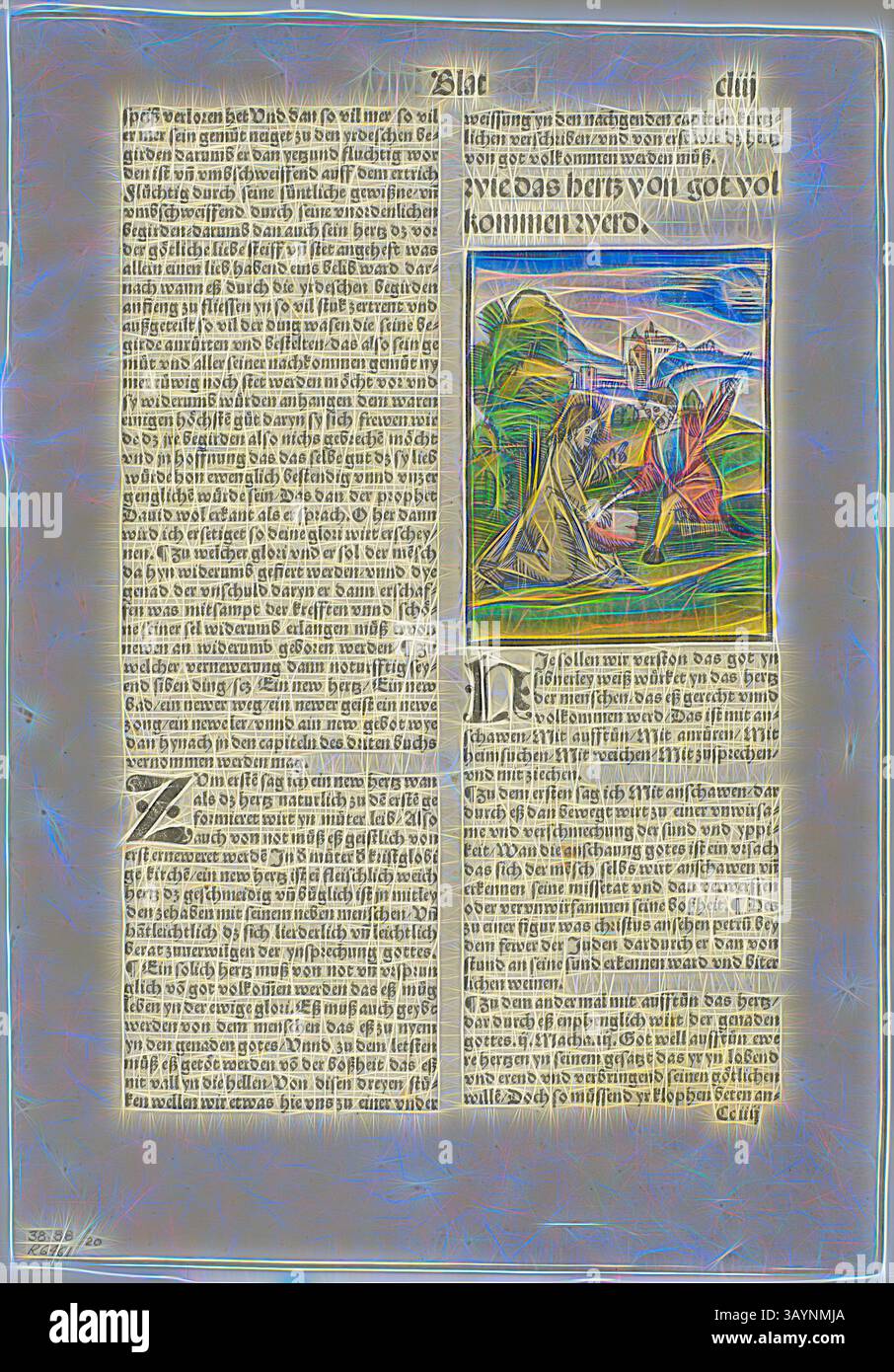 An ancient text features intricately detailed illustrations, depicting ...