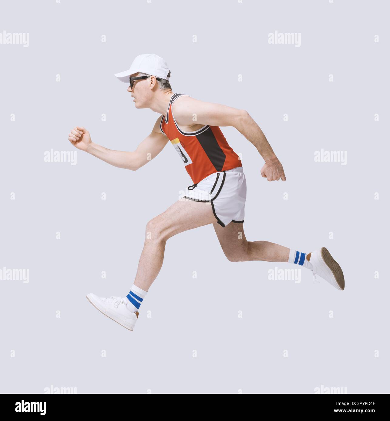 Profile Run Athlete profile hi-res stock photography and images - Alamy