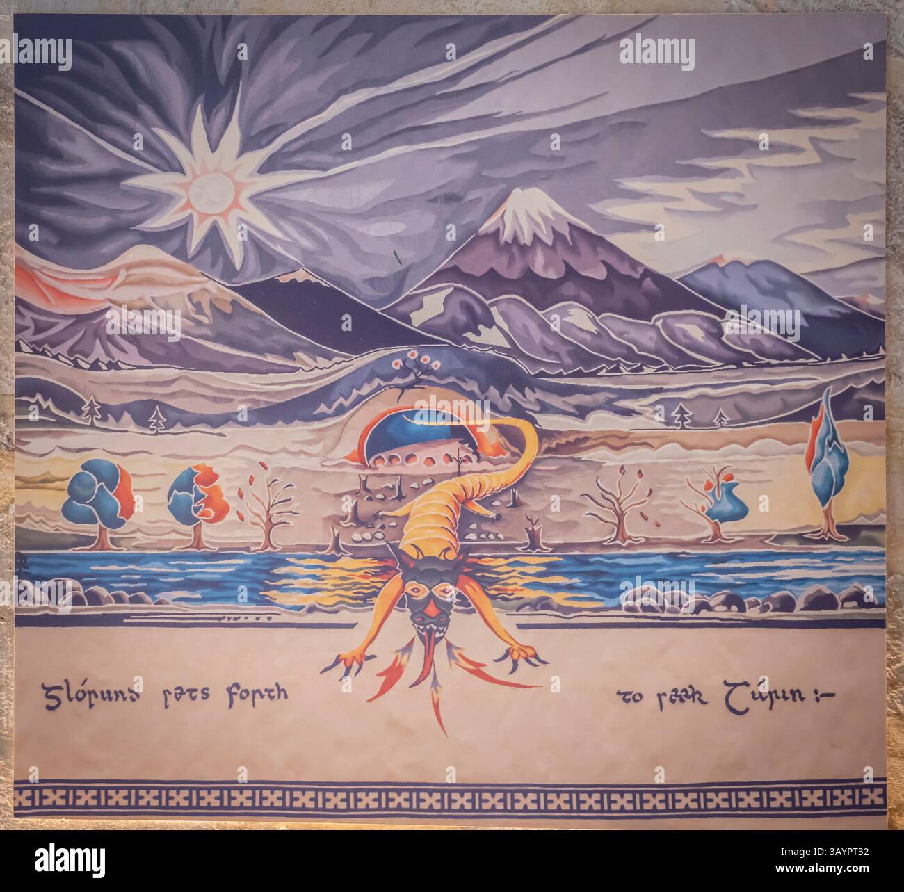 Paris, France - 04 19 2025: Aubusson weaves Tolkien. Rugs and ...