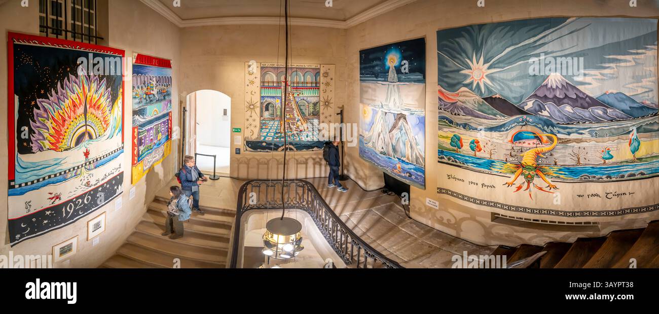 Paris, France - 04 19 2025: Aubusson weaves Tolkien. Rugs and ...