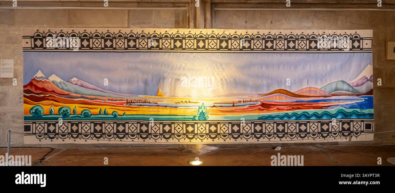 Paris, France - 04 19 2025: Aubusson weaves Tolkien. Rugs and ...