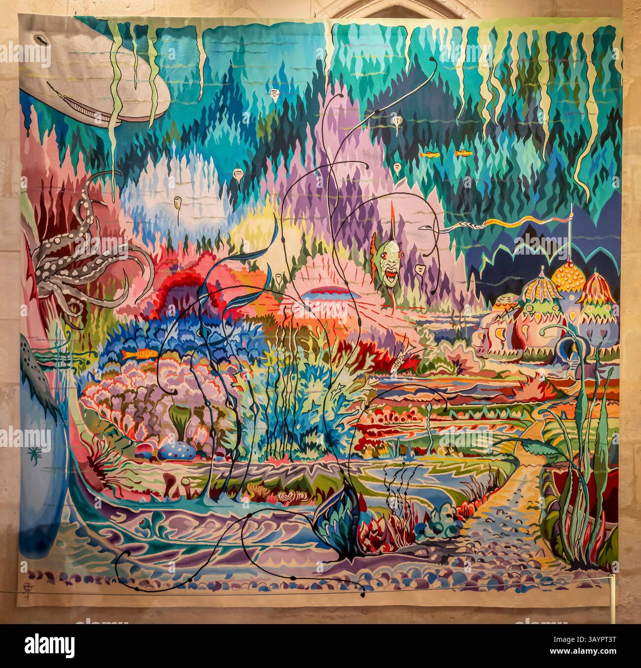 Paris, France - 04 19 2025: Aubusson weaves Tolkien. Rugs and ...