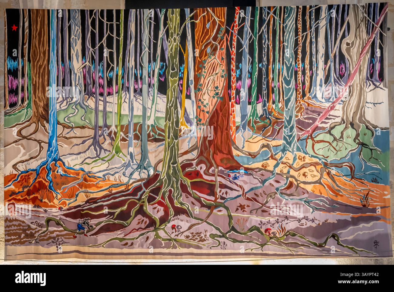 Paris, France - 04 19 2025: Aubusson weaves Tolkien. Rugs and ...