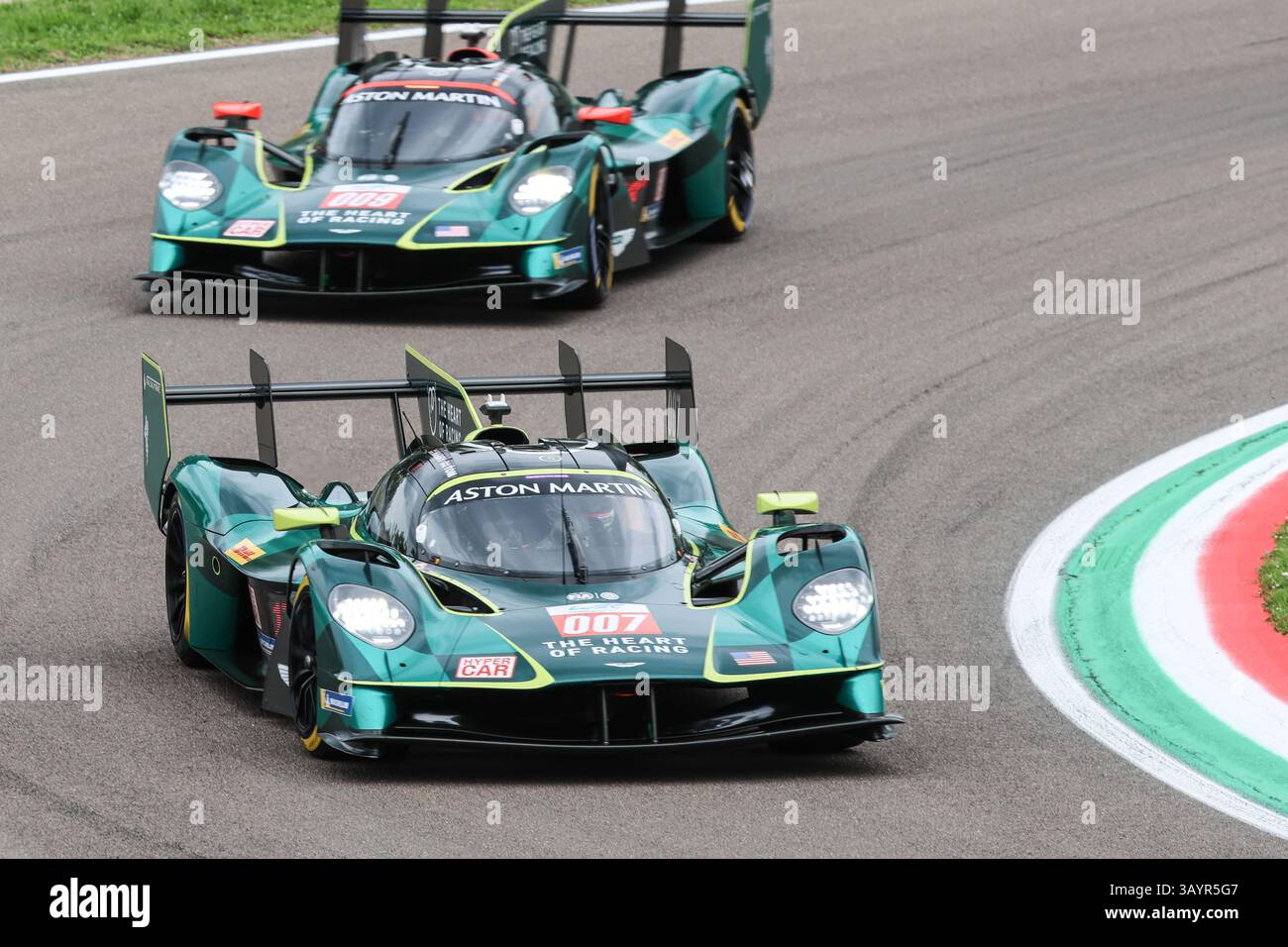 Imola Italy 20 April 2025 WEC 6 hours HyperCar Le Mans Stock Photo