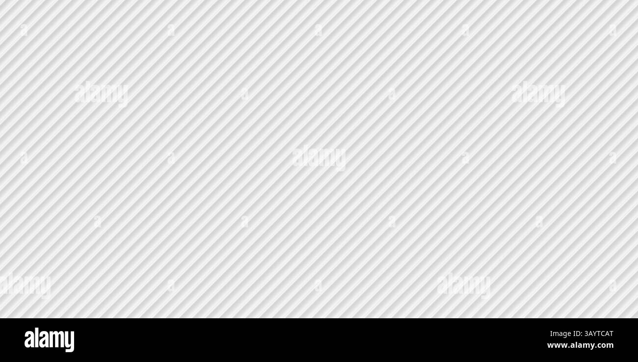 abstract 3D volume smooth striped plastic pipe pattern or texture for background Stock Photo