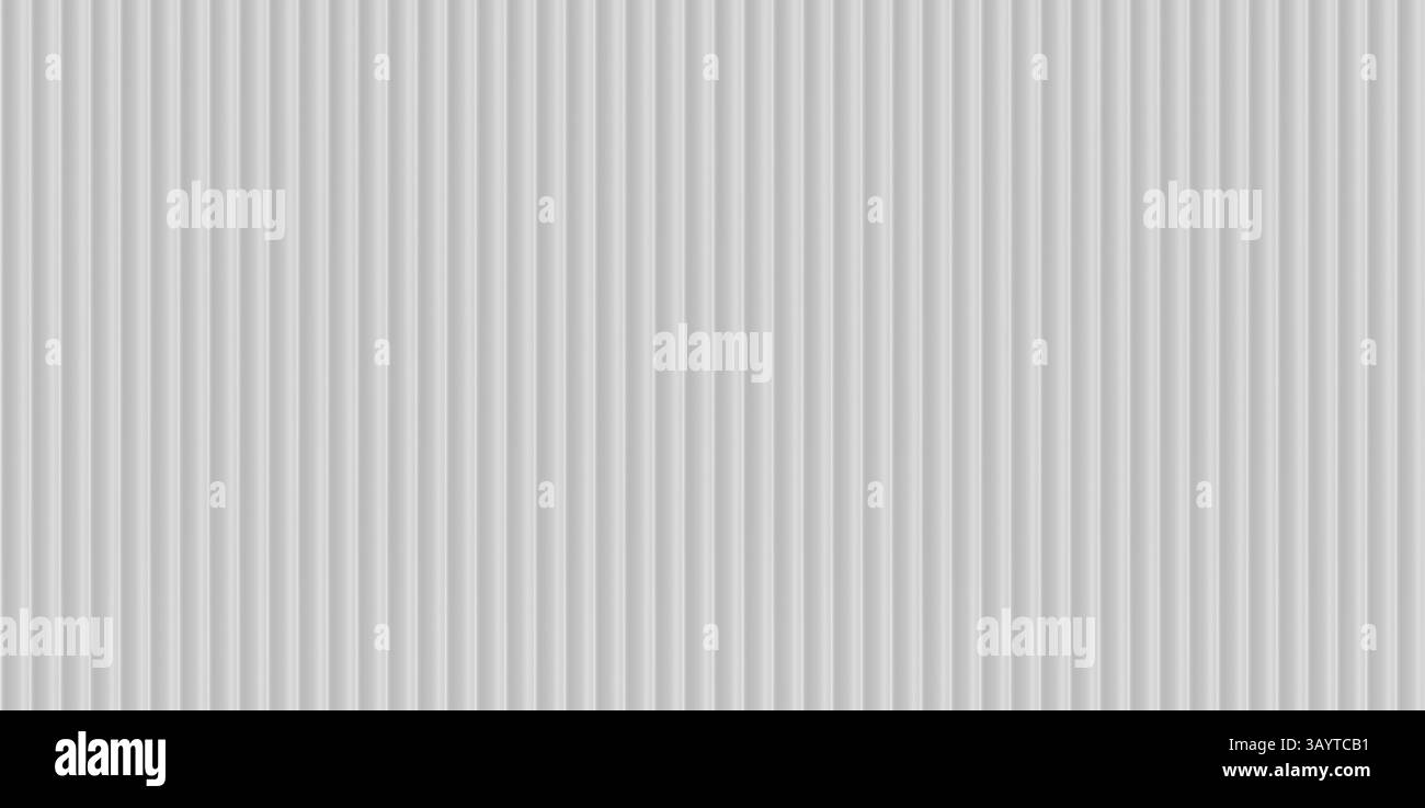 abstract 3D volume smooth striped plastic pipe pattern or texture for background Stock Photo