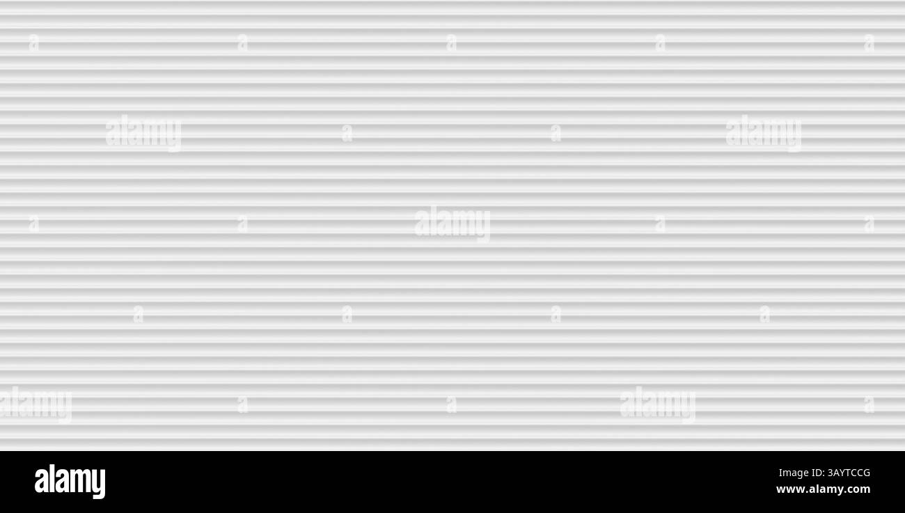 abstract 3D volume smooth striped plastic pipe pattern or texture for background Stock Photo