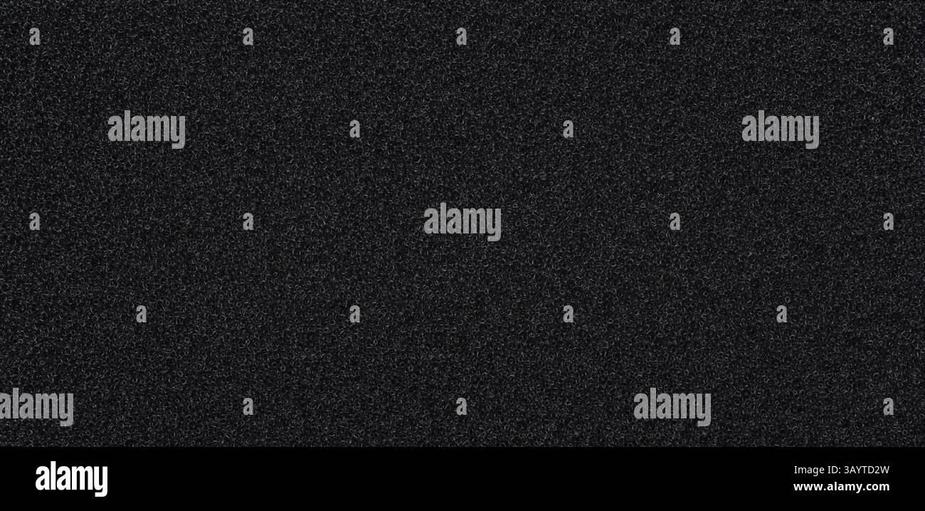 black foam rubber polyurethane foam macro background Stock Photo