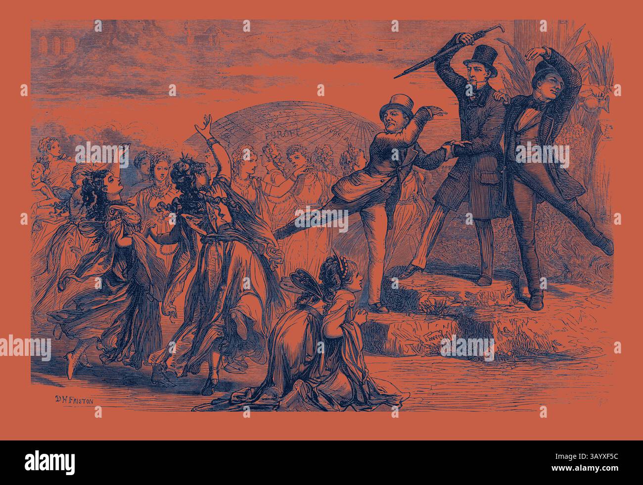 Lively theatrical scene unfolds hi-res stock photography and images - Alamy