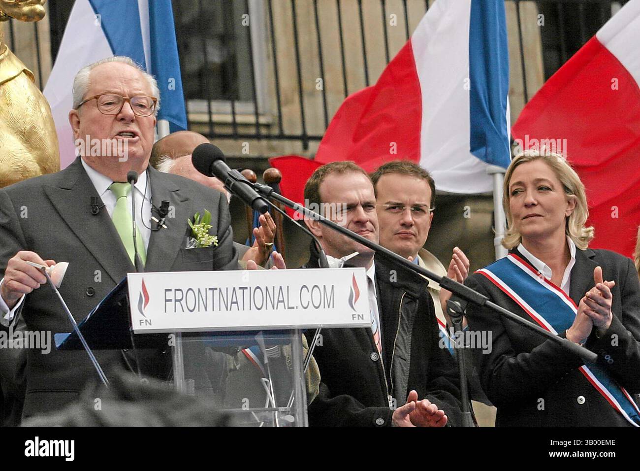 Affiche Originale Front National Jean-Marie Le Pen – Vintage, Thème Art Politique