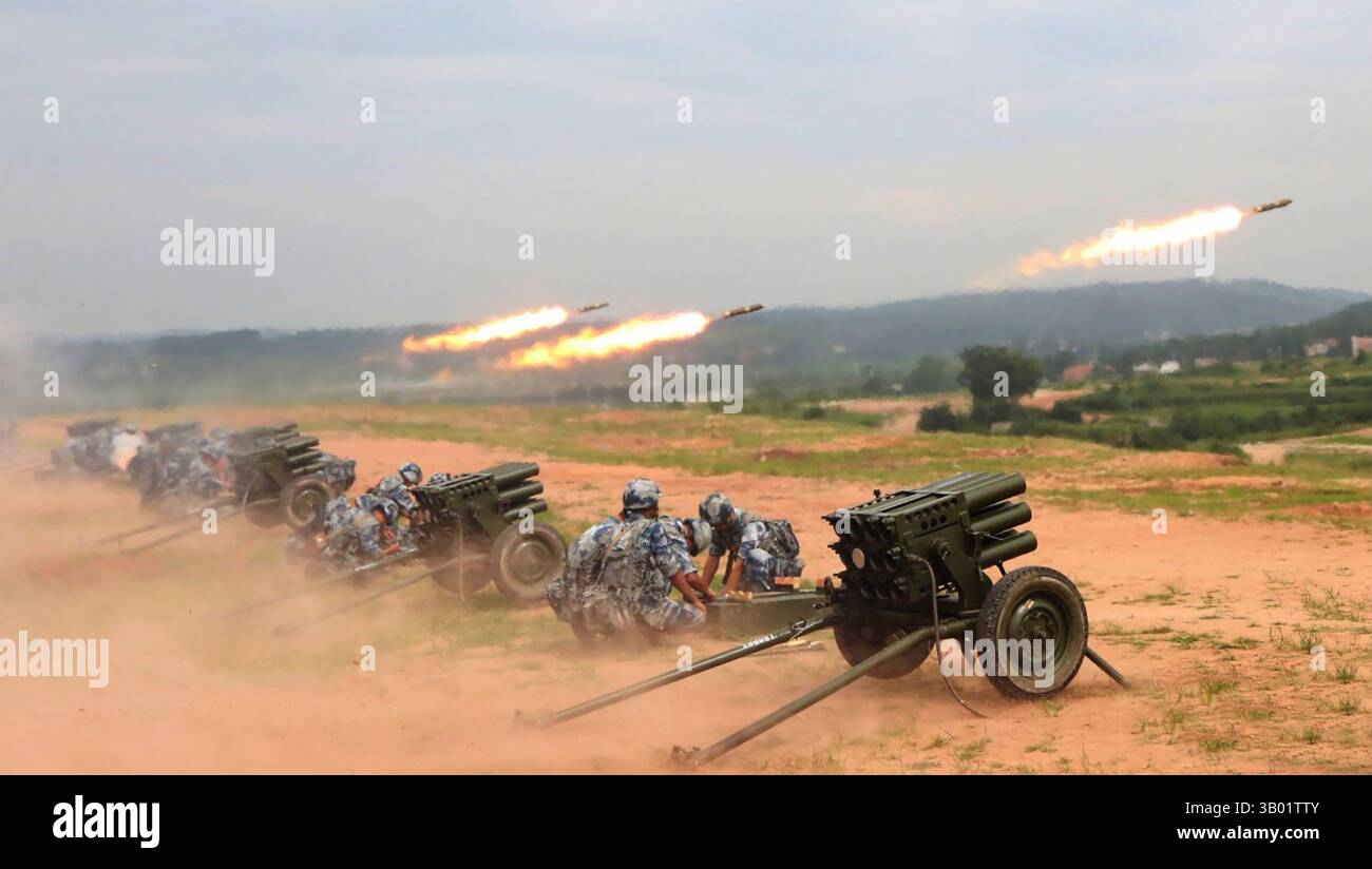 TYPE 63 FIELD ARTILLERY Russian soldiers  on a firing range. Photo: Russian Defence Ministry Stock Photo