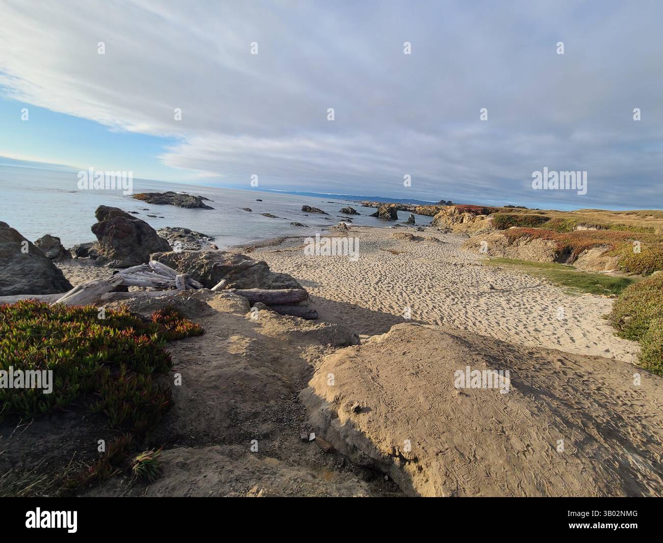 Glass Beach, CA - Smartphone Captured Stock Image