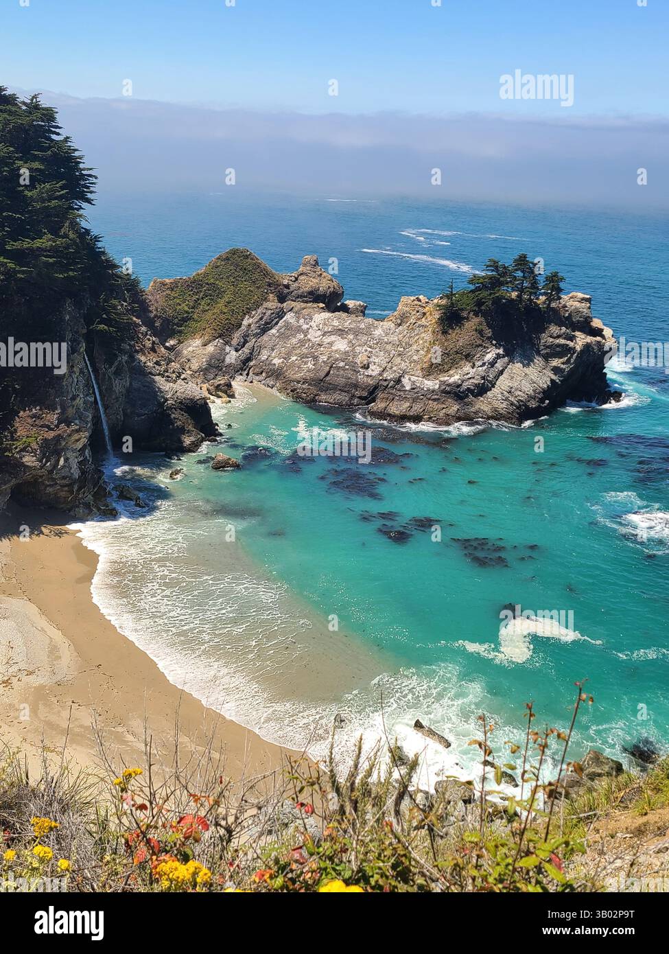McWay Falls - Big Sur, CA - Smartphone Captured Stock Image