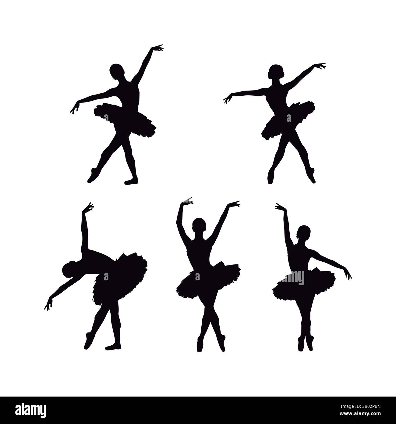 Ballet Form Cut Out Stock Images Pictures Alamy