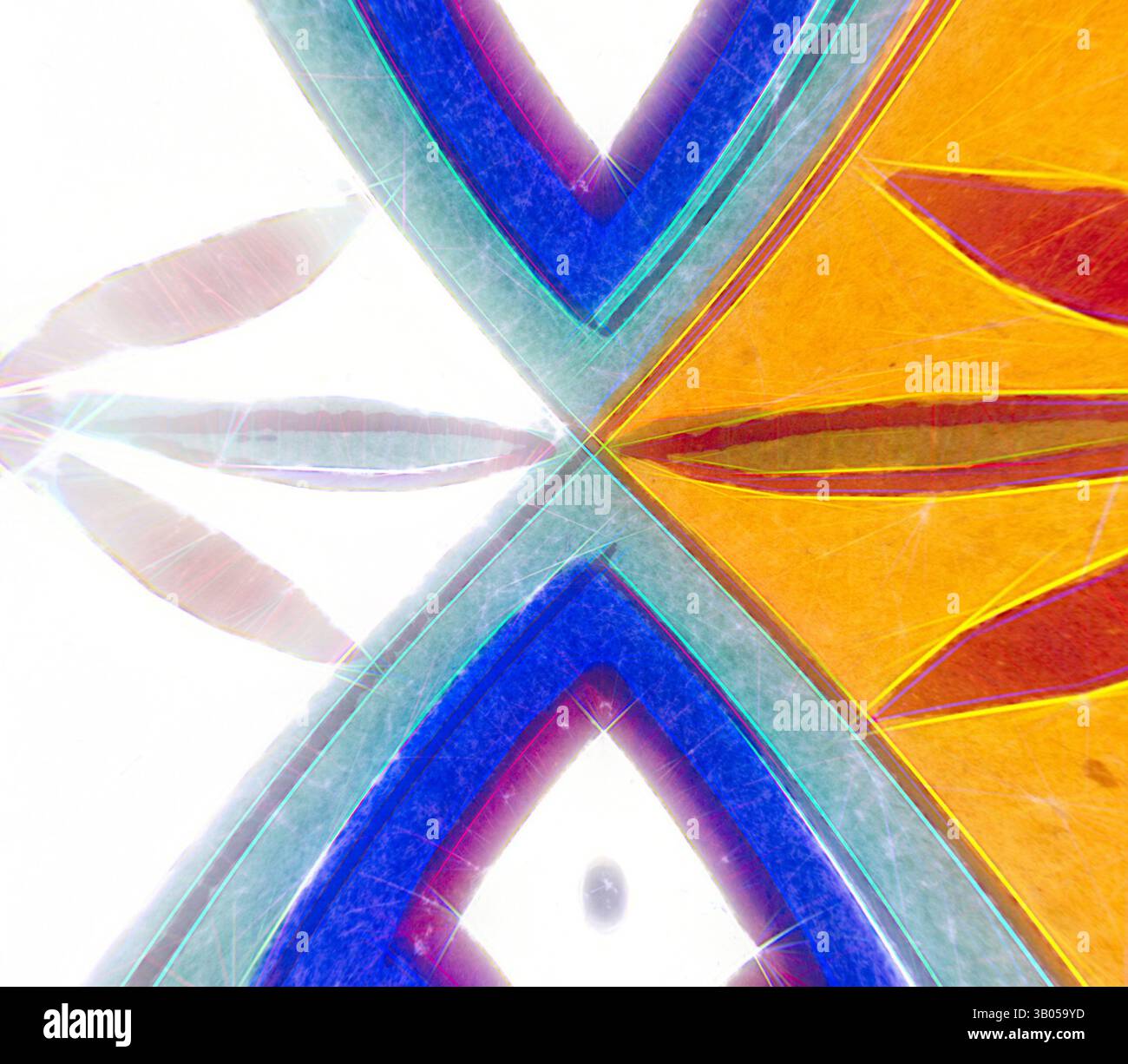 A vibrant design featuring intricate geometric shapes and bold colors ...