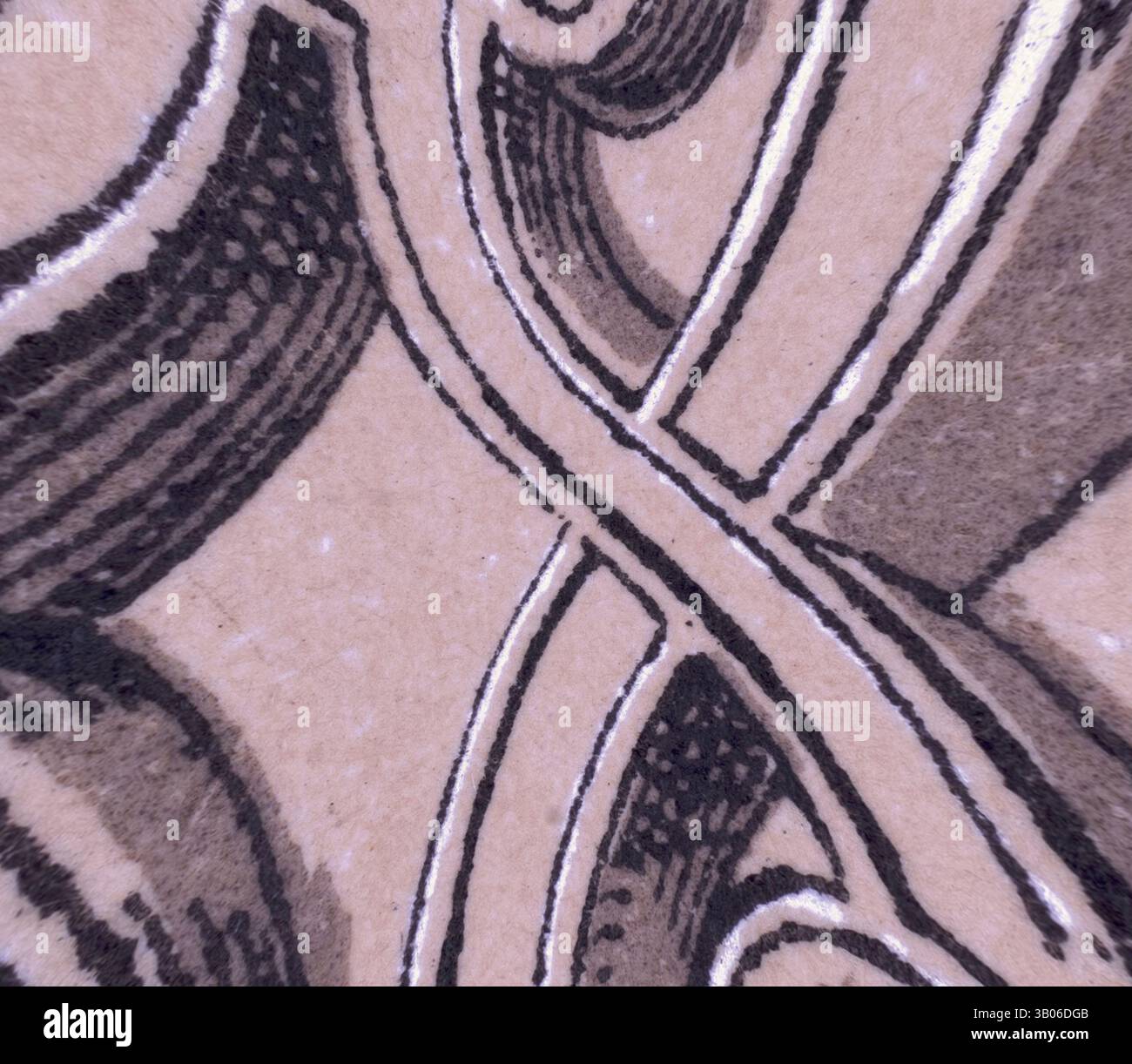 Visual Motif Design An intricate design featuring swirling patterns and overlapping curves ...