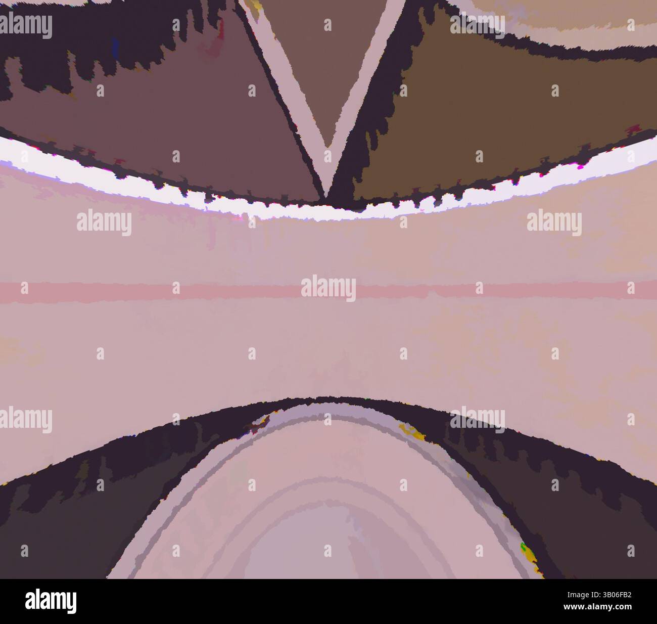 A series of abstract shapes and lines form a dynamic composition ...